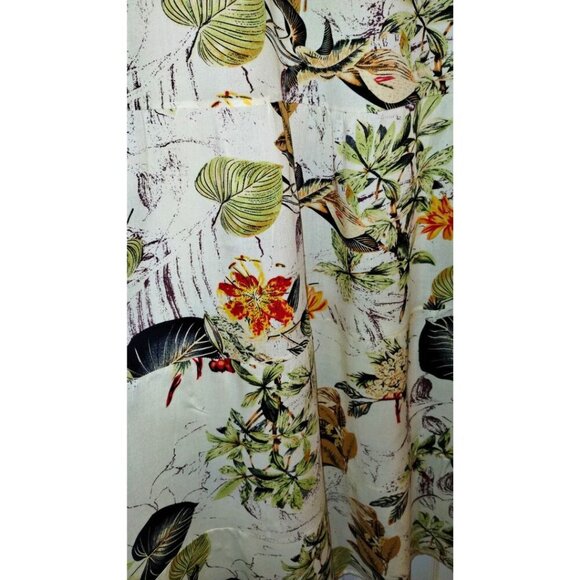 Women's Lightweight Tropical Print Dress (Size L) - Picture 3 of 4